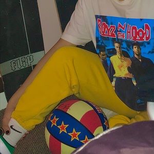 Mens L Boyz N The Hood Graphic T-Shirt